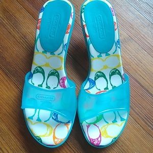 Coach sandals size 9
